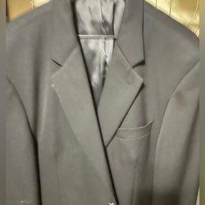 Stafford 48R Black Blazer